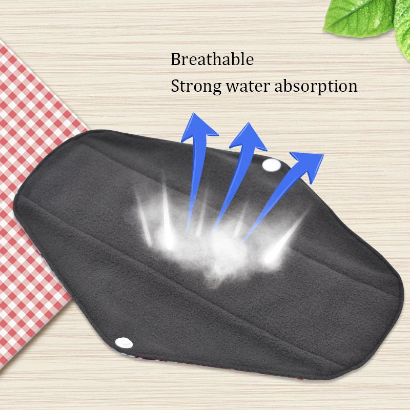 Reusable Menstrual Pads for Monthly Gaskets Women's Panties Washable Sanitary Napkin Female Hygiene Daily Towels Personal Health